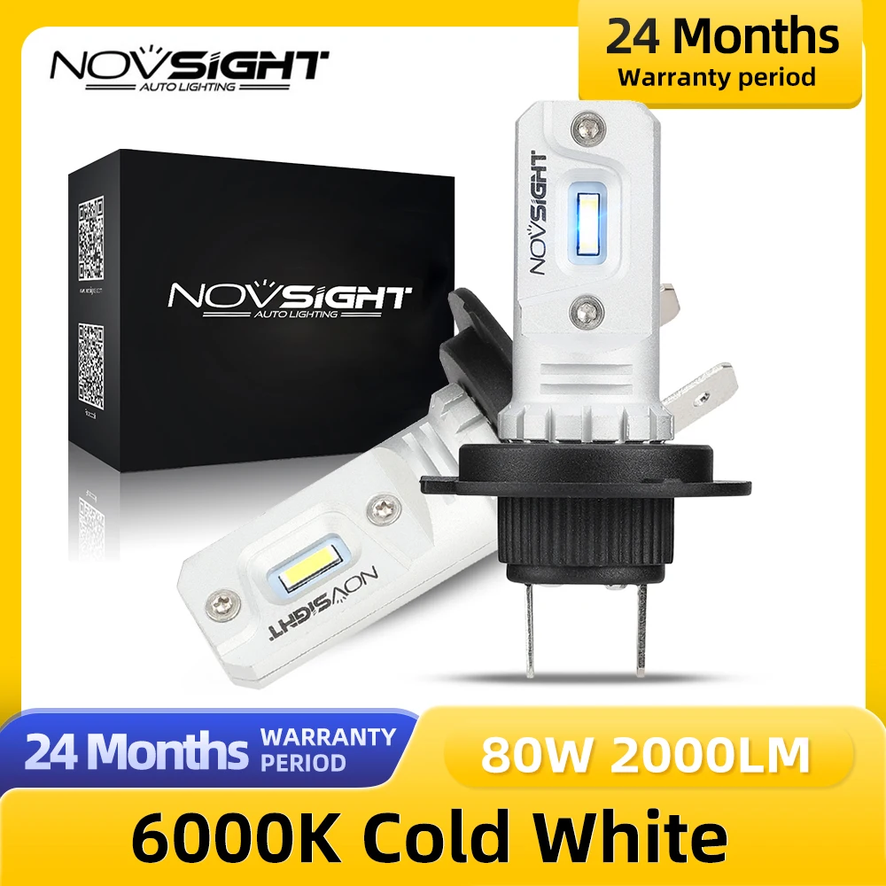 Противотуманные фары NOVSIGHT H7 Led H1 H3 80 Вт 6000 лм K автомобильные лампы 12 В