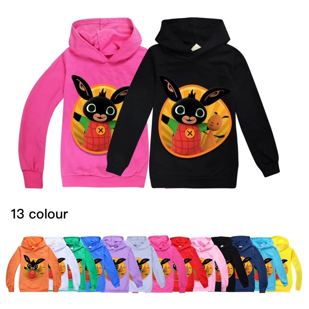 

Children's Autumn Boutique Clothes Bing Rabbits Boys Hooded Sweatshirt Girls Fashion Casual Sweatshirt Hoodie