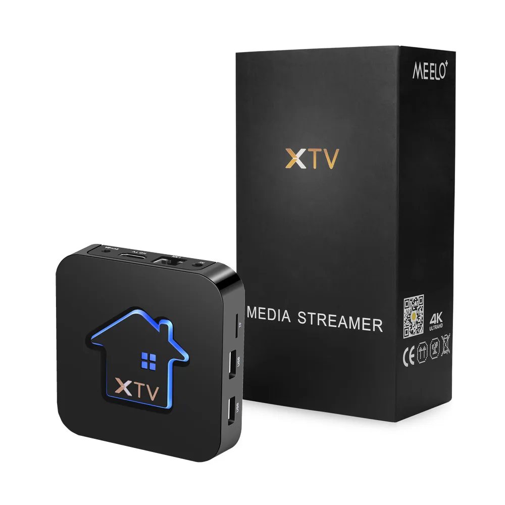 ТВ приставка Meelo Plus X TV Smart Stalker с кодами Xtream Android 7 1 Amlogic S905X ГБ 8 телеприставка 4K
