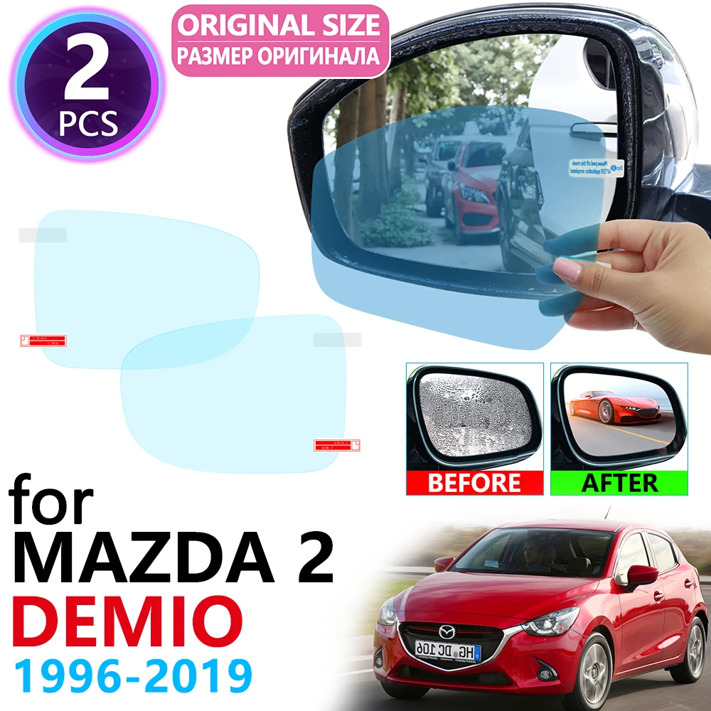 Для Mazda 2 Demio DW DY DE DJ 1996 ~ 2019 полноразмерное зеркало заднего вида непромокаемая