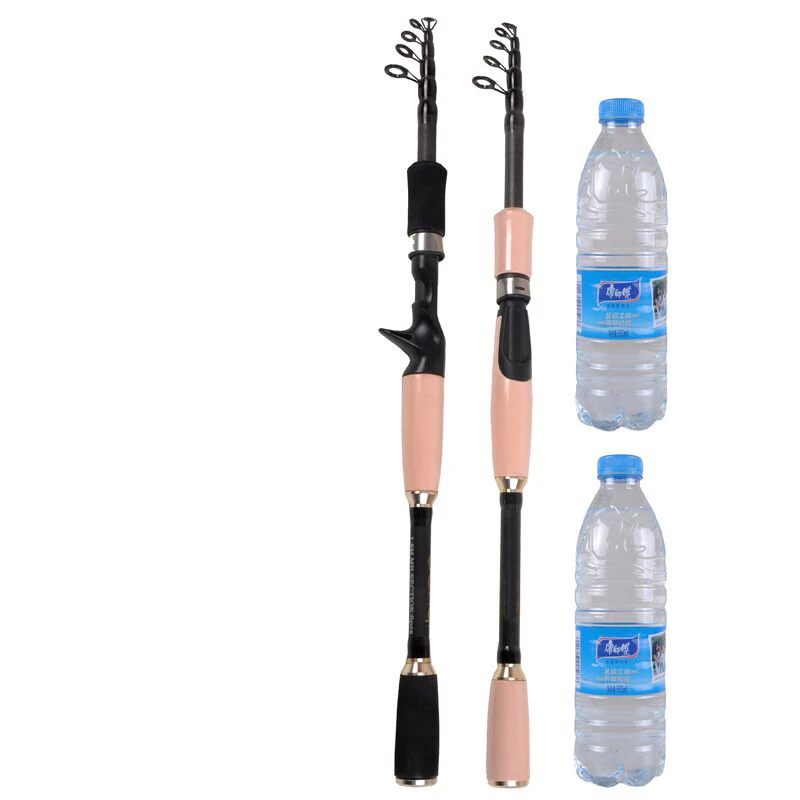 

YINGTOUMAN Ultralight Mini Travel Surf Spinning Fishing Rod Hand Lure Fishing Rod Pesca Lure Rod Carbon Pole