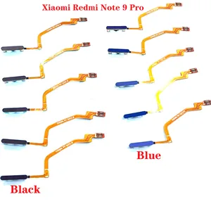 Сканер отпечатков пальцев для Xiaomi Redmi Note 9 Pro Redmi Note 9S touch ID, Кнопка возврата домой, Кнопка меню, гибкий кабель