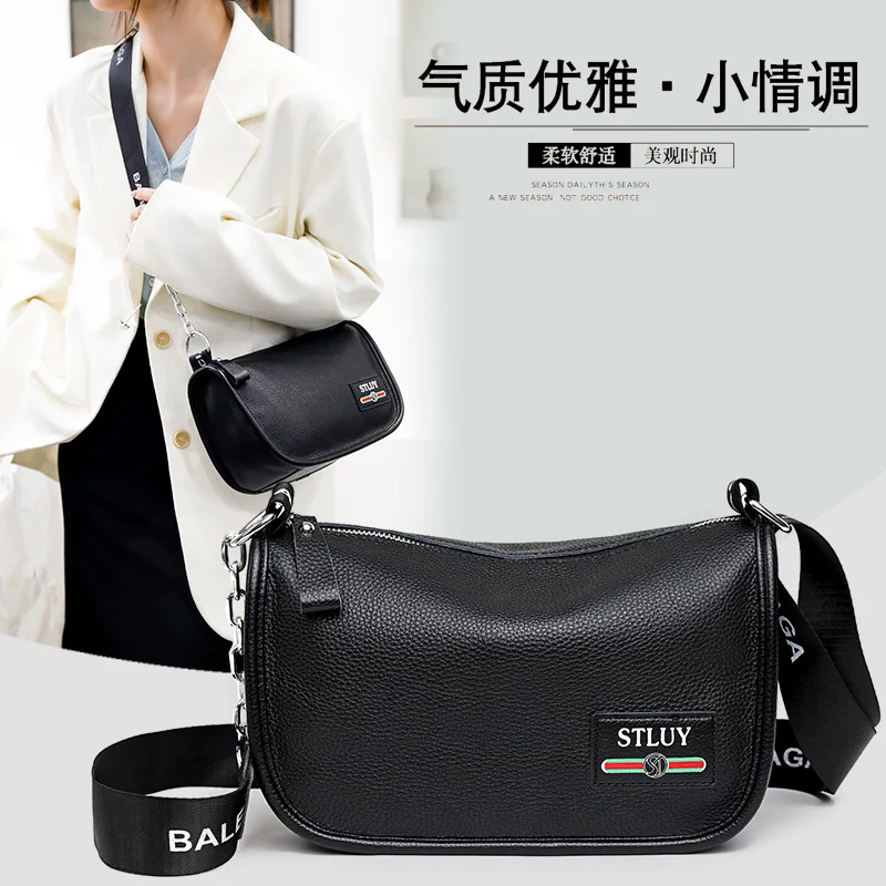 

Fashion Trend Luxury Designer Handbags For Women Genuine Leather Hobos Casual Vintage Chain Shoulder Bags White Messenger Bag