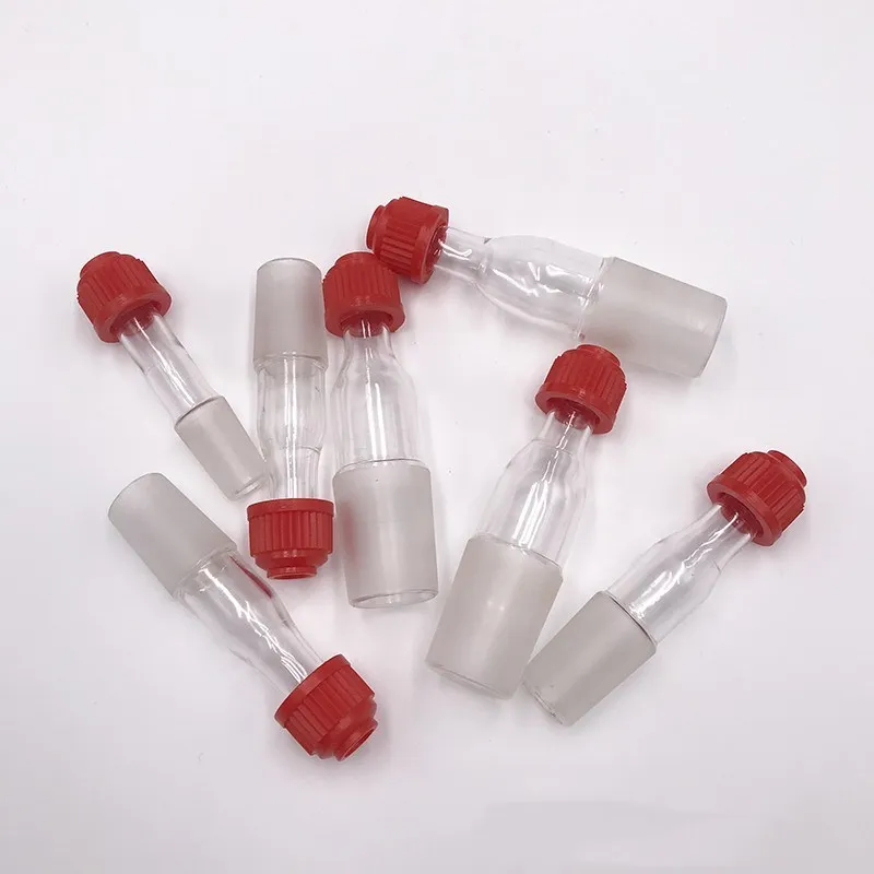 

Laboratory screw casing pipe,glass ground casing 14#19#24#29#,standard mouth hollow plug for thermometer,experimental instrument