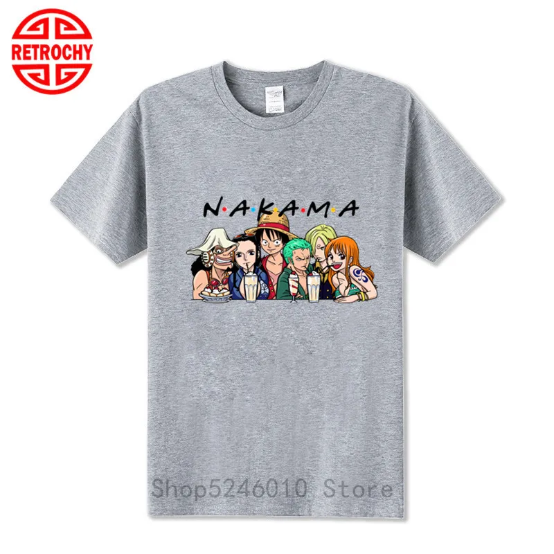 Футболка NAKAMA с изображением семьи обезьянки D Луффи Чоппер ророноа Зоро футболка