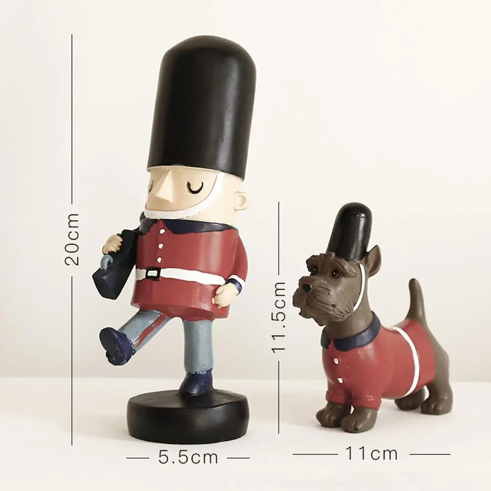 British style Nutcracker Puppet Soldier Decoration Creative Home Living Room TV Cabinet Display Shooting Props | Дом и сад