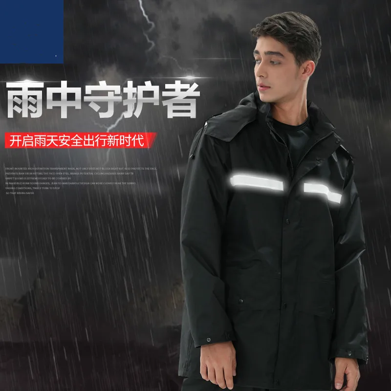 Непромокаемый дождевик для взрослых толстый мотоциклетный пеших прогулок