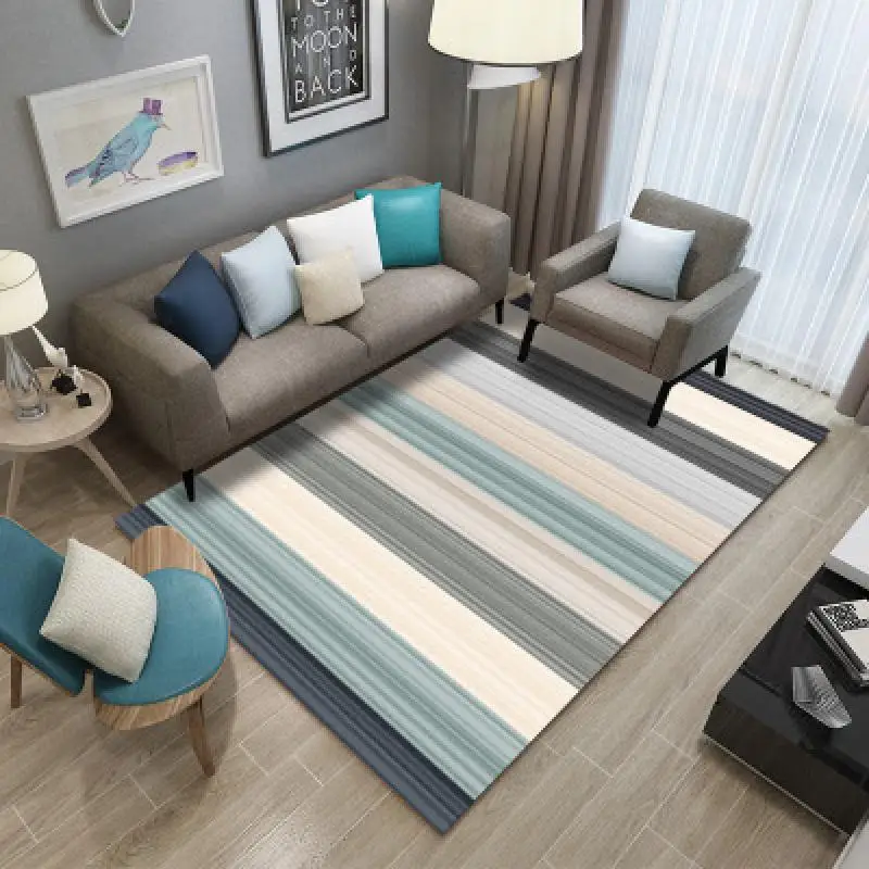 

New Washable Bohemian Style Carpet for Living Room, Modern Geometric Carpet for Floor, Rug for Living Room, Bedroom, Toilet