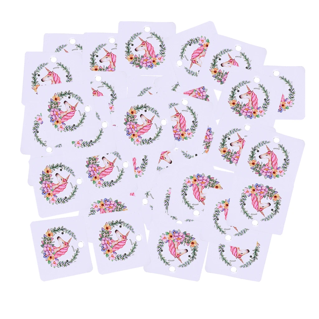 

100 шт серьги Дисплей Держатель для карт Ремесло бумажные бирки для DIY уха шпильки