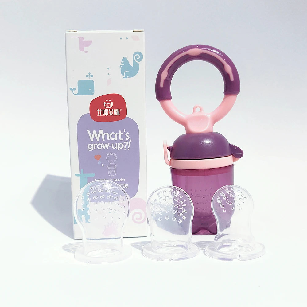 Соска для кормления свежими овощами и фруктами с сосками трех