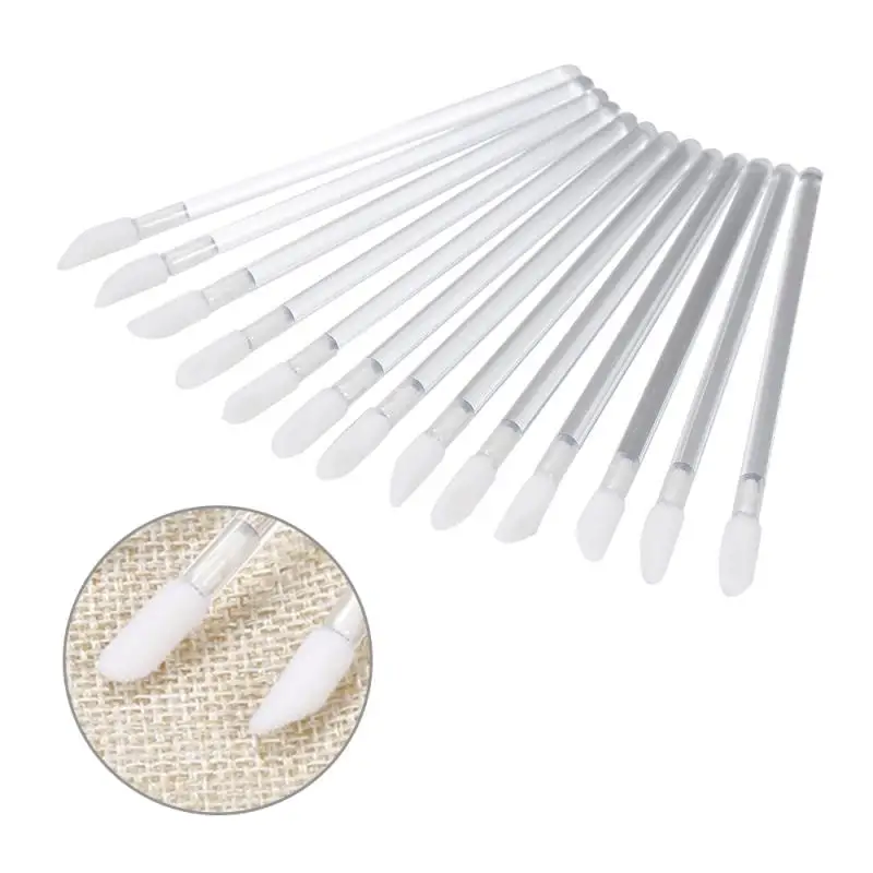 100 шт Одноразовые кисточки для губ блеск аппликатор палочка щетка Одноразовая