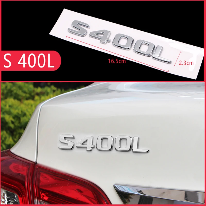 S500L наклейка на багажник автомобиля с буквенным принтом Для AMG Mercedes Benz W221 W169 W216 C197