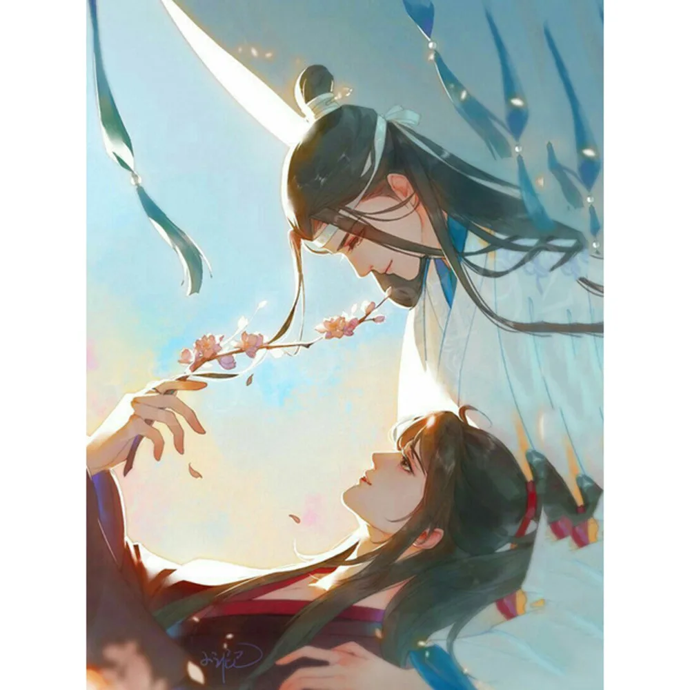 

Набор для вышивки крестиком Mo Dao Zu Shi, наборы 11CT, набор для рукоделия, хлопковая нить, Печатный холст, украшение для дома, оптовая продажа