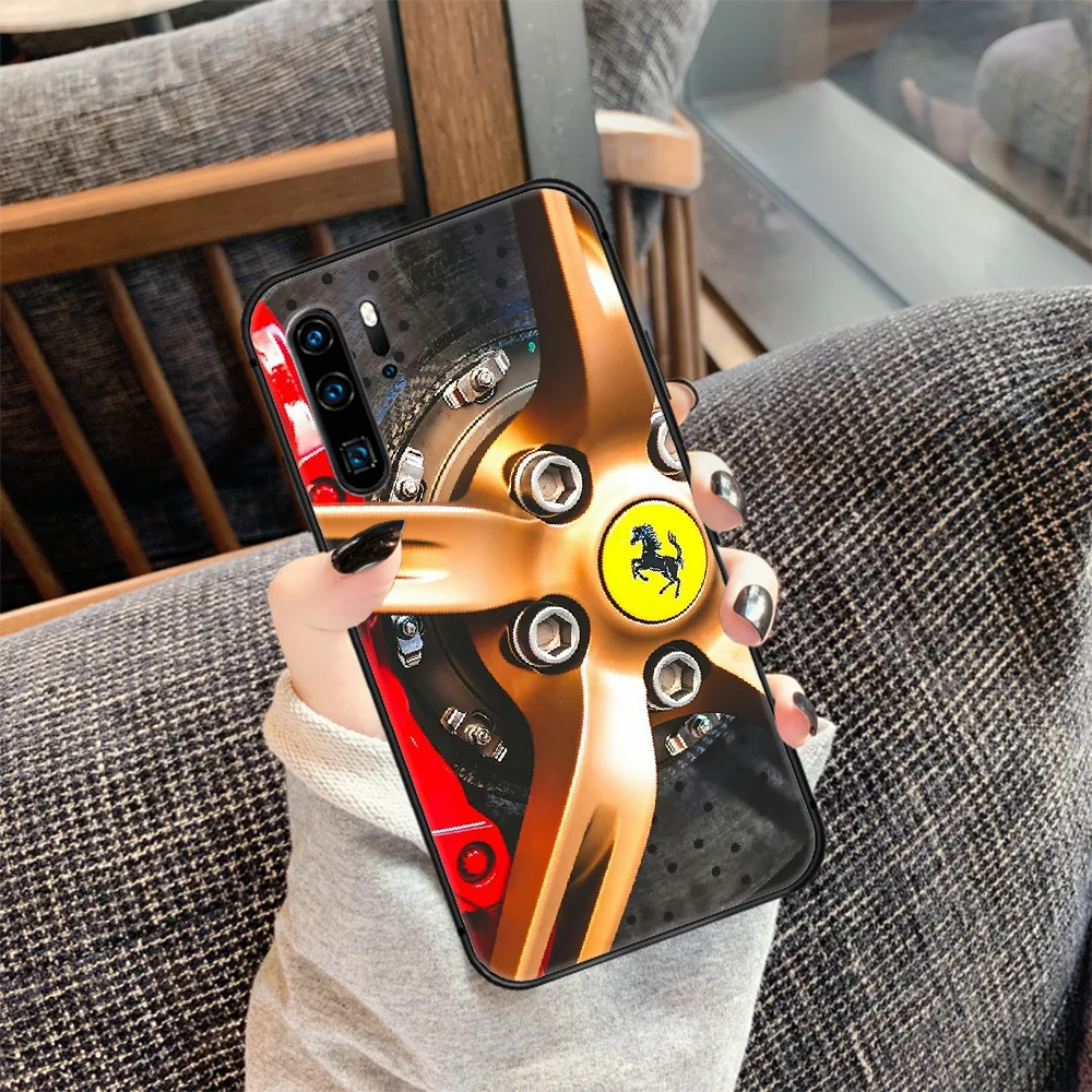 

sports car Ferraris horse Phone Case For Huawei P Mate 10 20 30 40 Lite Pro smart Z 2019 nova 5t black Bumper Painting Back Soft