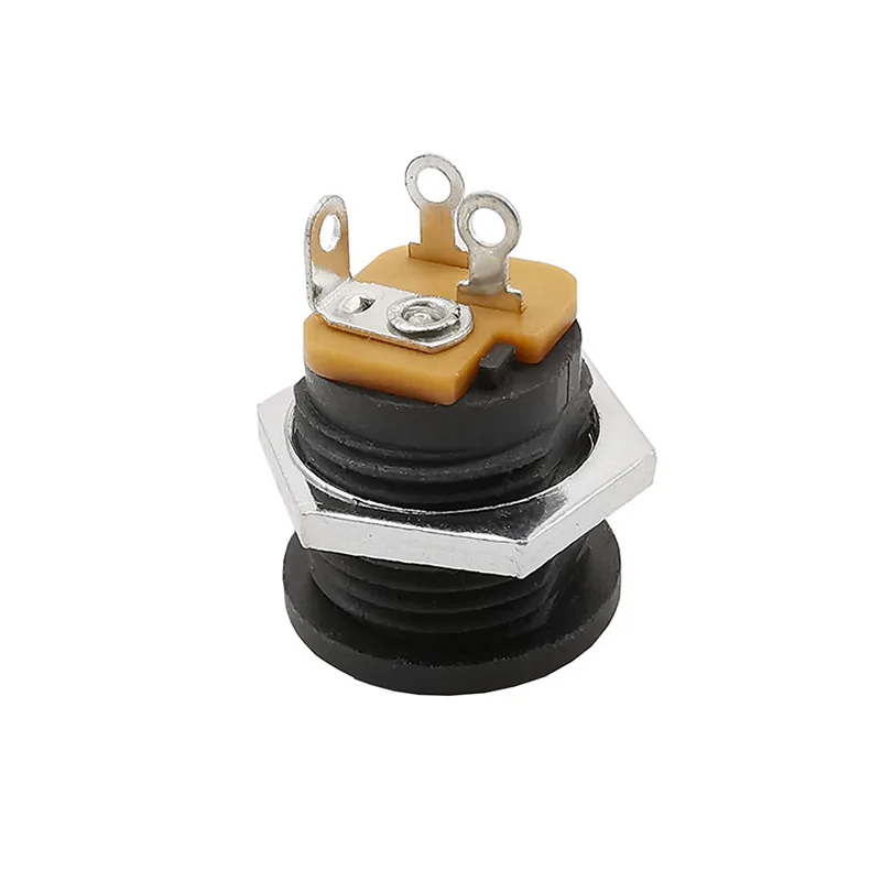 10Pcs DC-022 5.5mm x 2.1mm DC Power Female Socket Connector 5.5*2.1mm Jack Panel Mounting Interface Supply Plug Adapter | Обустройство