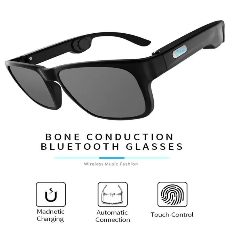 저렴한 G3 골전도 안경 지능형 블루투스 호환 안경 야외 스포츠 편광 선글라스 TWS 헤드셋 아이 렌즈 착용