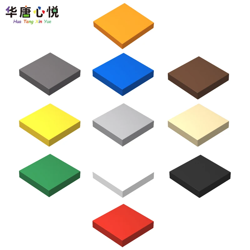 

20PCS/Set 3068 MOC 2x2 Plates Flat Tile Assembles Accessories Parts Building Blocks Toys for Children Kids Gifts for Boys Girl