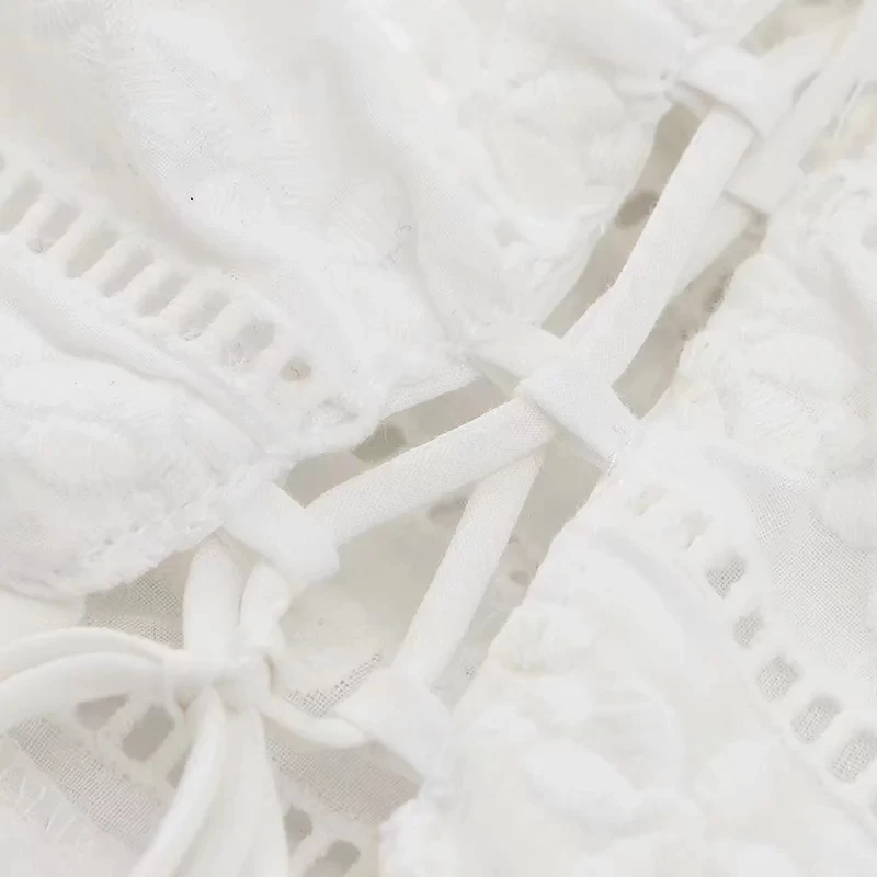 

2020 Boho vintage lantern sleeve summer tops for womens tops and blouses sexy off shoulder elegant lace up white blouse korean