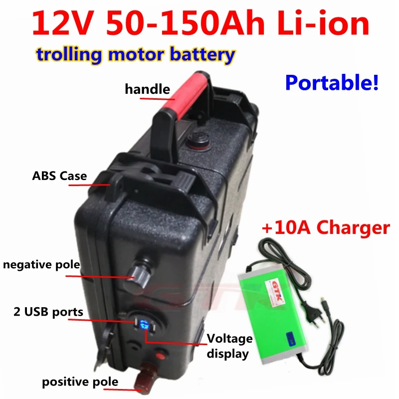 Горячая Распродажа Bms собран в 12V 50Ah 60Ah 80Ah 100Ah 120Ah 150Ah водонепроницаемый Литий