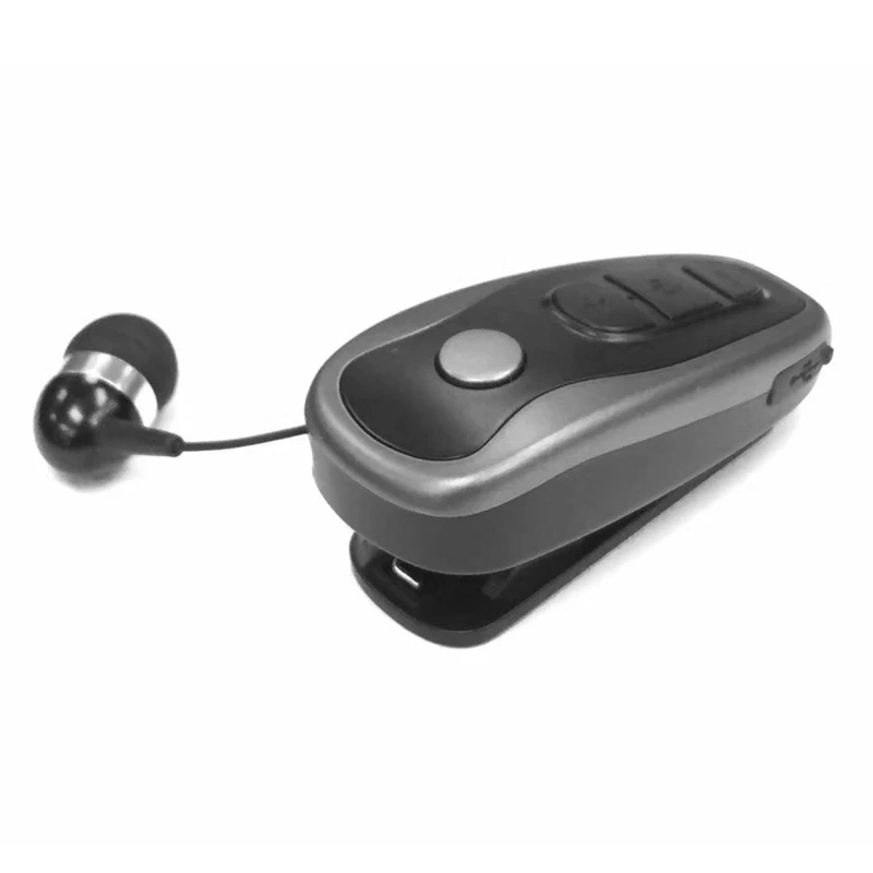 

Беспроводные удобные Bluetooth 4,1 наушники Q7, стереогарнитура с голосовым откликом, вкладыши, выдвижной провод, деловой дизайн с зажимом для шеи