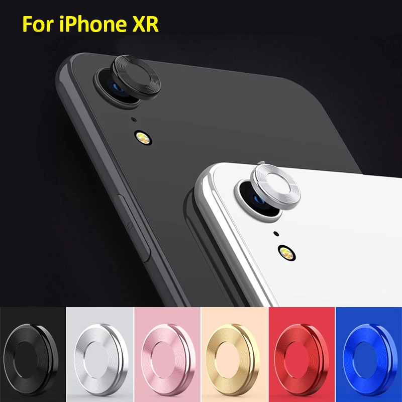 Защитное кольцо для объектива камеры iPhone XR алюминиевое покрытие корпуса