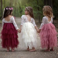 little girl elegant princess dress baby childrens clothing tutu kids dresses for girls clothes wedding party gown vestidos