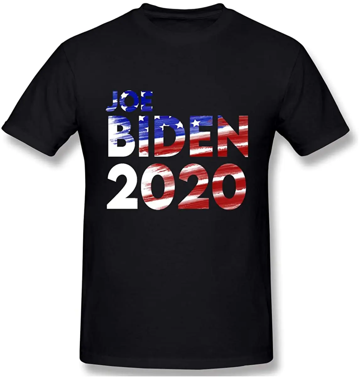 

New Arrivals Men's Cool Tee Mens T-Shirt Unisex Round Neck T Shirt Joe Biden USA Flag 2020 President Election Short Sleeve