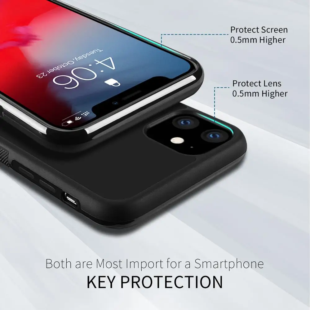 PU кожаный чехол для карты для iPhone 11 Чехол Слот для кредитных карт задняя крышка для iPhone 11 чехол 6,1 дюймов противоударные Чехлы для телефона