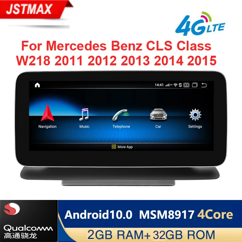 

10,25 "2 ГБ + 32 ГБ, Android 10,0 1280*480P для Mercedes Benz CLS Class W218 2011 2012 2013 2014 gps-навигация, радио, стерео Мультимедиа