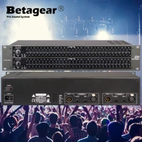betagear eq231 graphic equalizer stereo equaliser audio eq professional loudspeaker management dual 31 bands eq processador