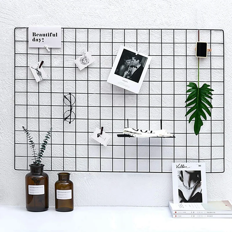 2021 DIY Сетка фото стены многофункциональный настенный Ins сетки Дисплей Панель Wall Art