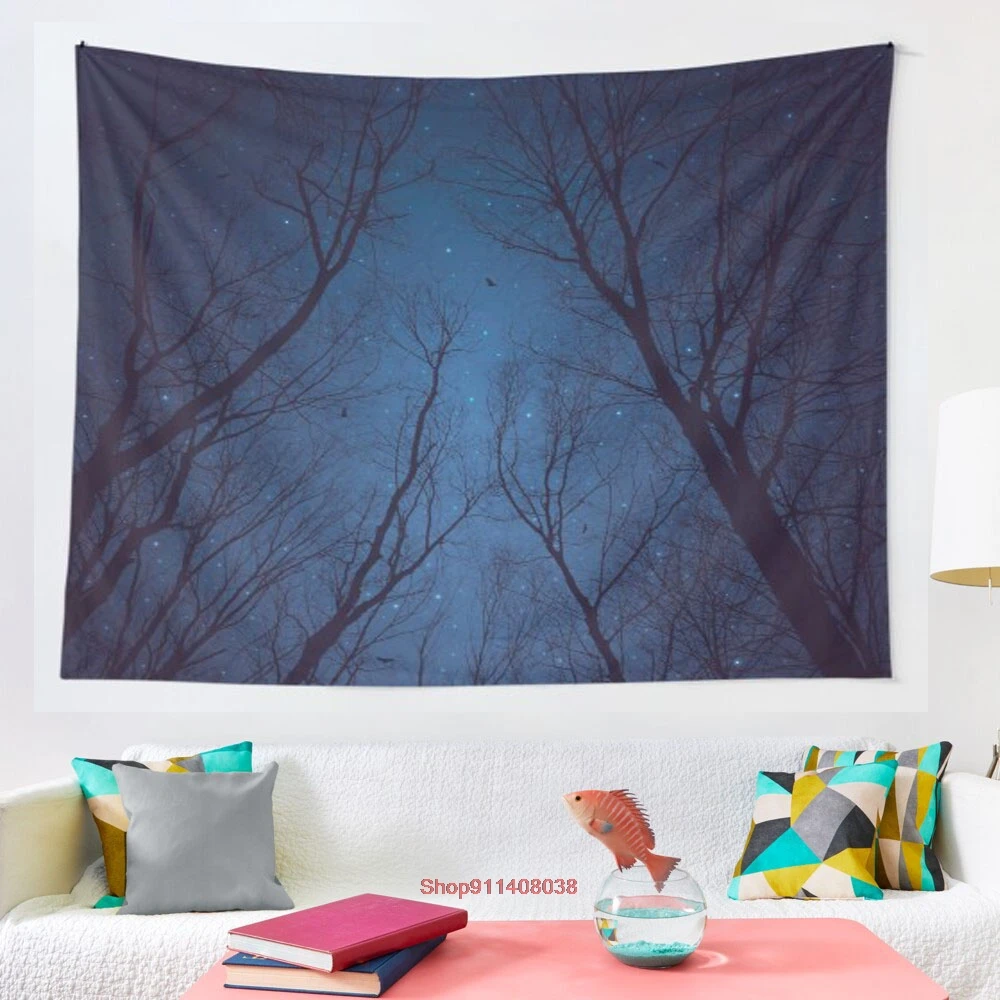 

I Have Loved the Stars too Fondly tapestry witchcraft tapestry Bohemian decoration home decoration Hippie