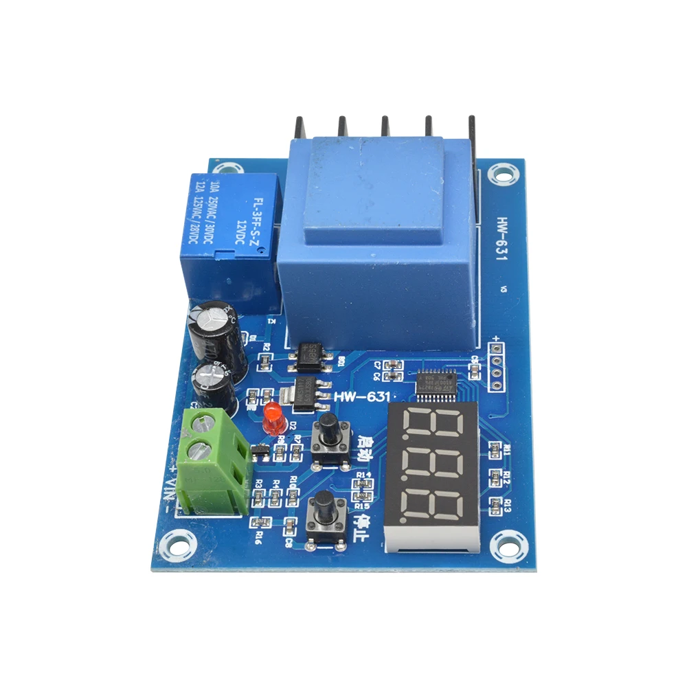 Цифровой светодиодный модуль с ЧПУ для контроля заряда литиевых батарей питания