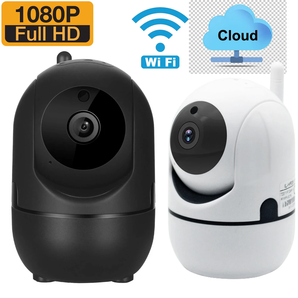 1080P Беспроводная IP камера облачная Wi Fi умная с автоматическим отслеживанием для