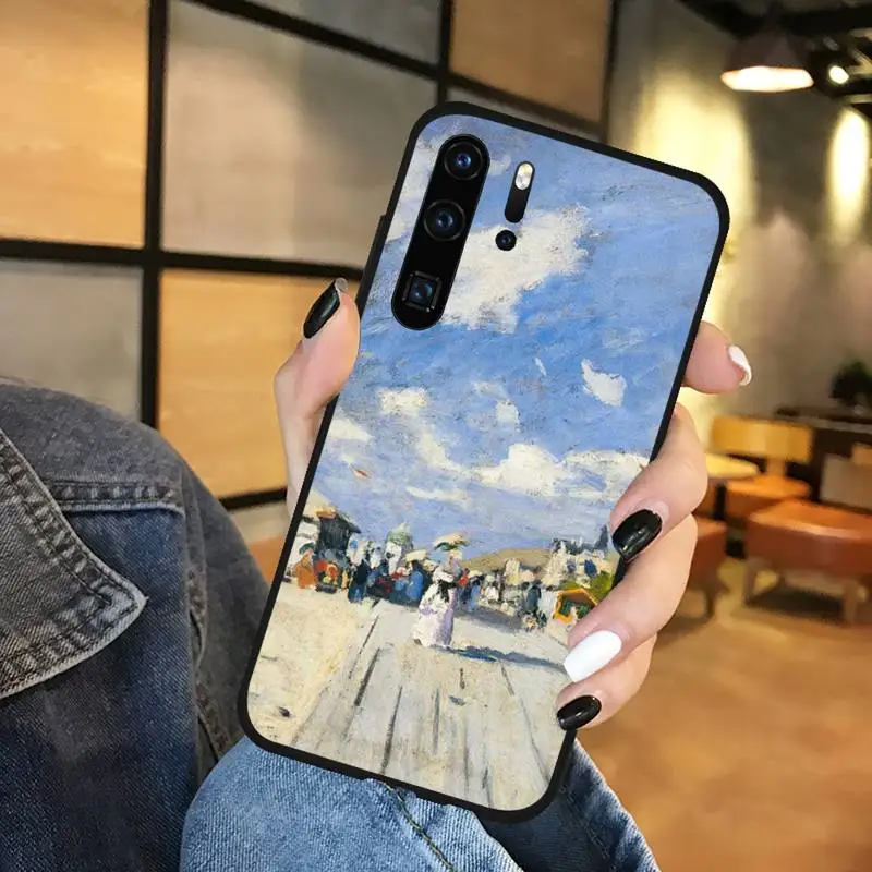 

Claude Monet Phone Case Funda For Huawei P9 P10 P20 P30 Lite 2016 2017 2019 plus pro P smart