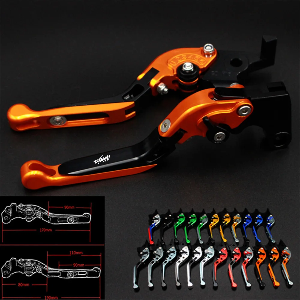 ЧПУ Складные рычаги тормозной муфты руль руля ручки 1 комплект для Kawasaki Ninja ZX6R 636