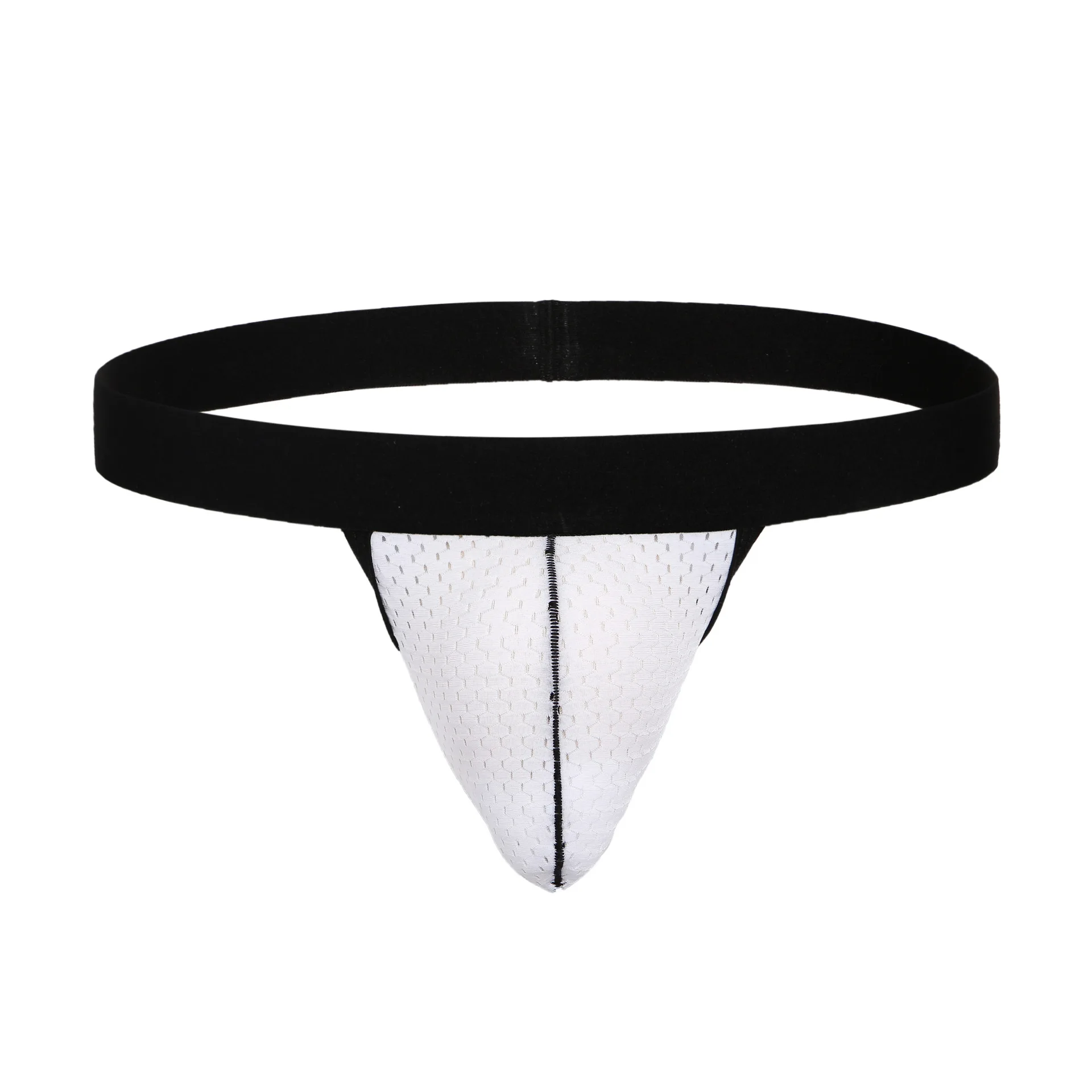 Стринги мужские сетчатые с низкой посадкой пикантное нижнее белье для геев