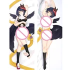 Сексуальная наволочка Kujou Sara Anime подушки дакимакура Genshin Impact, обнимающая наволочка Peachskin 2Wt Otaku