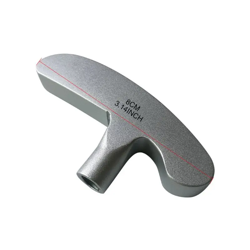 

2021 New Zinc Alloy Golf Clubs Putter Silver Head Double Two-Way Replacement Suitable for Right/Left Handed Practice Tool
