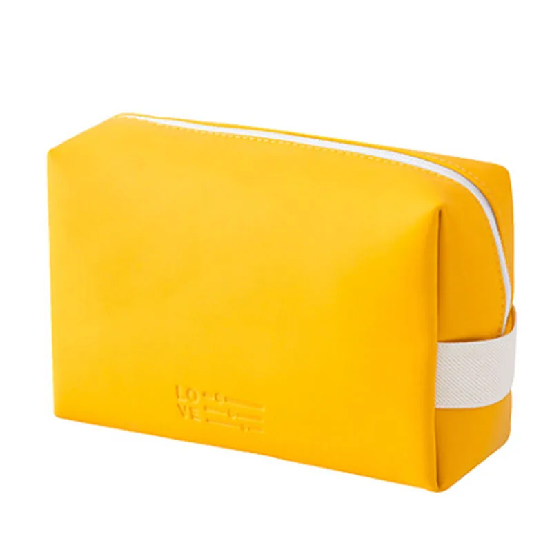 

Multifunction Travel Cosmetic Bag Women Makeup Bags Toiletries Organizer Solid Color Female Storage Make Up Case Necessaries