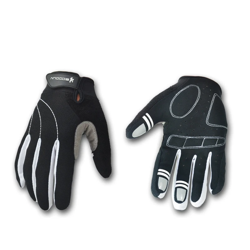 Противоударные велосипедные перчатки с гелевыми вставками мужские закрытыми