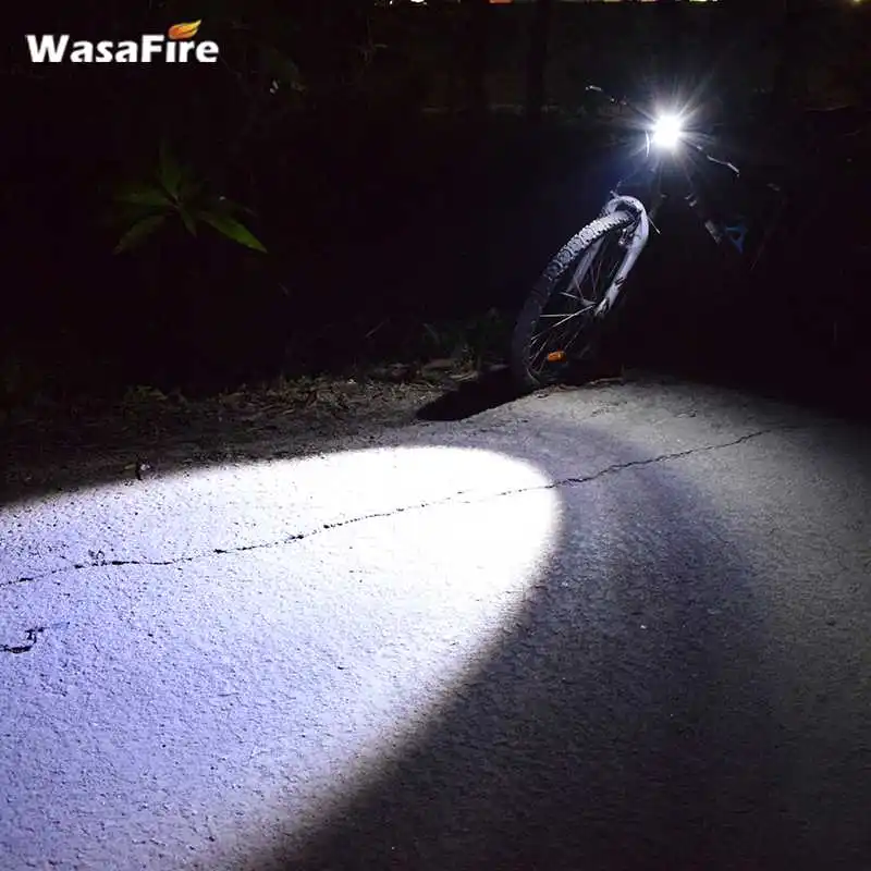 WasaFire USB Перезаряжаемый велосипедный передний светильник водонепроницаемые