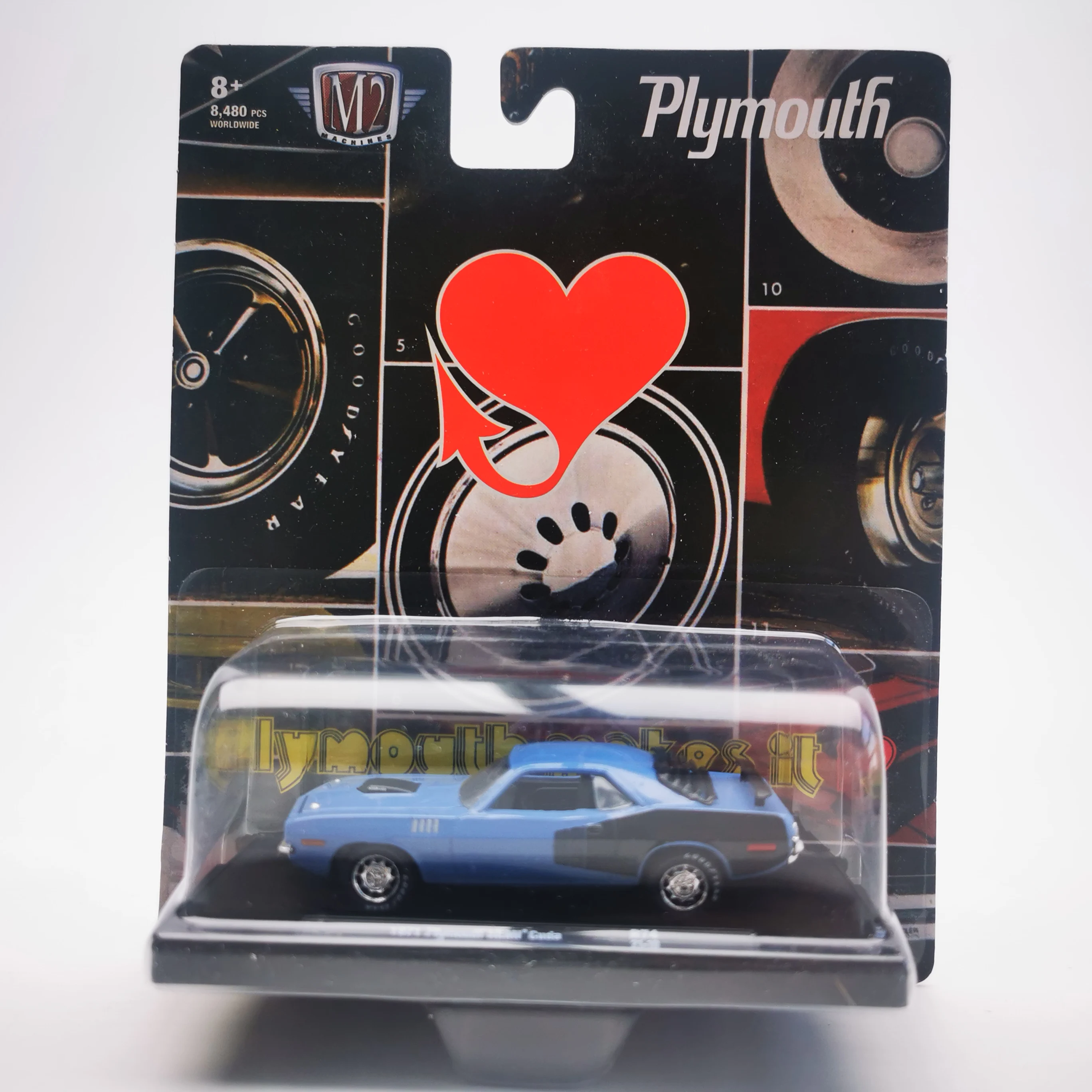 

M2 1/64 1971 Plymouth Collection Metal Die-cast Simulation Model Cars Toys