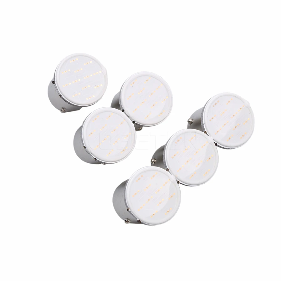 

12V супер яркий 1157 светодиодный COB 6000K 12 SMD BA15S 1156 COB светодиодный ламповый автомобильный сигнальный светильник задних фонарей, фонарей указате...
