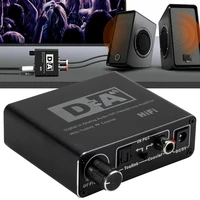 dac converter digital optical coaxial audio converte two way switch audio adapter