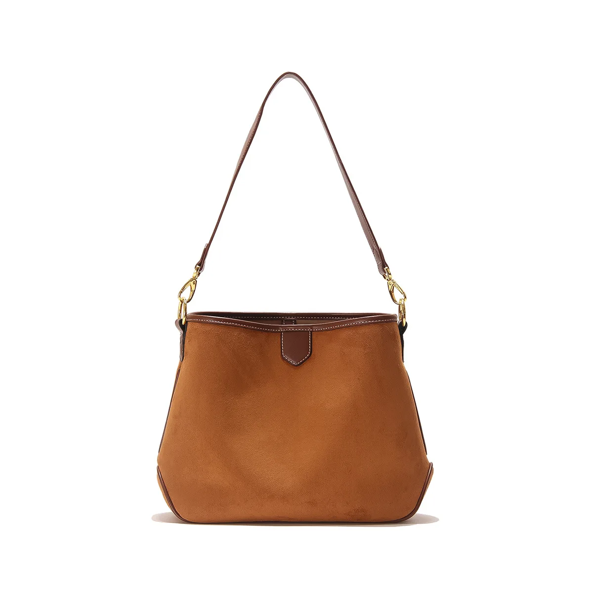 

High Grade Tote Bag For Women 2021 Popular Flocking Suede High Capacity Bucket Shoulder Crossbody Handbags Fashion Brand Design
