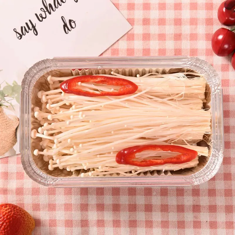 

10PCS Tin Foil Baking Tray Disposable BBQ Aluminum Foil Tin Liners Grease Catch Pans Liner Trays Without Cover BBQ Accessories