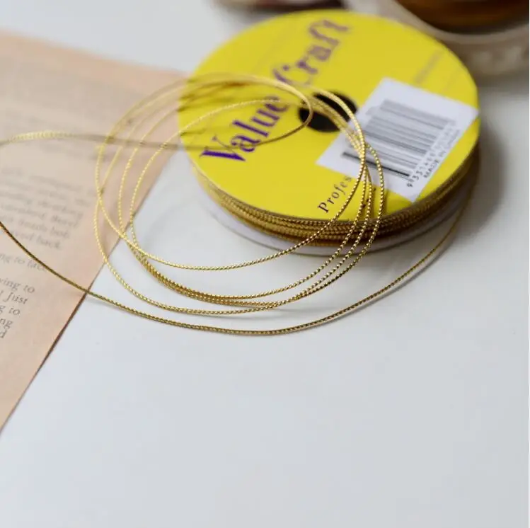 10 Meter Silver Gold Thin DIY Sewing Headband Making Lace Fabric Tape Trim Hot Sale Delicate trim | Дом и сад