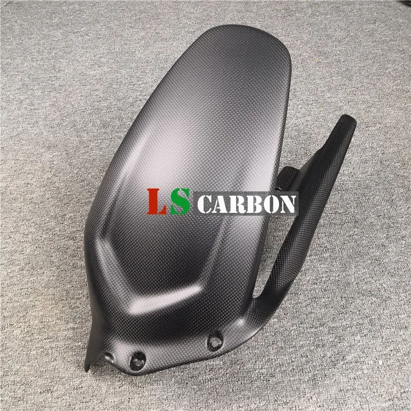 

For Ducati Panigale V4 V4S Streetfight V4 V4S 2018-2021 Full Carbon Fiber Motorcycle Rear Fender(big Verison) With chain cover