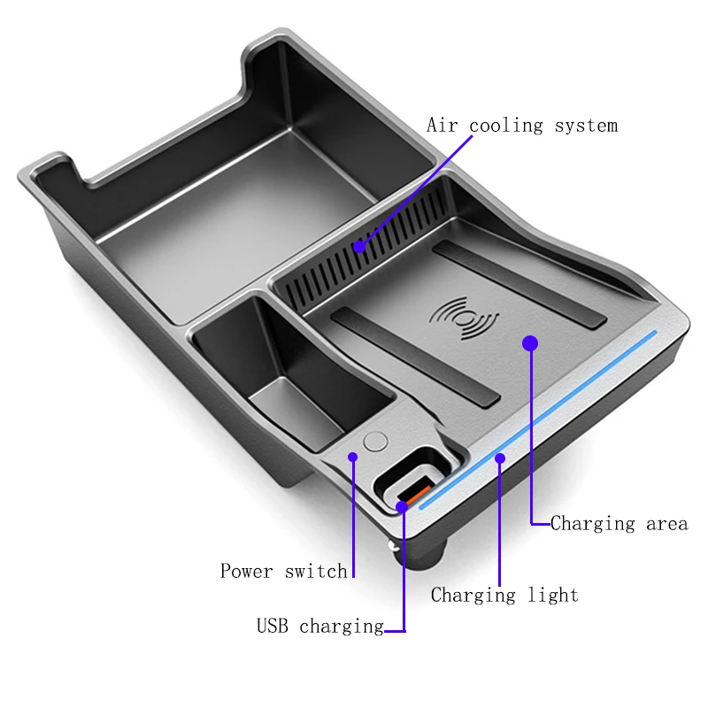 15w qi car wireless charging phone charger for audi a4 b9 a5 s4 s5 rs4 rs5 2017 2021 fast charger charging case accessories free global shipping